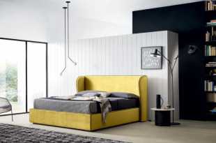 italské čalouněné moderní postele Felis