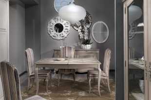 luxusní rustikální jídelní stoly a židle
