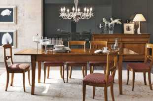 rustikální jídelní stoly a židle 